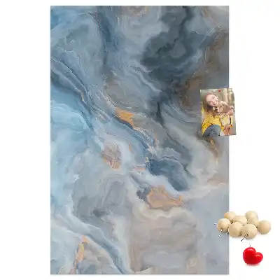 Cork Note Board Marble pattern