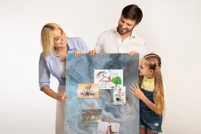Cork Note Board Marble pattern