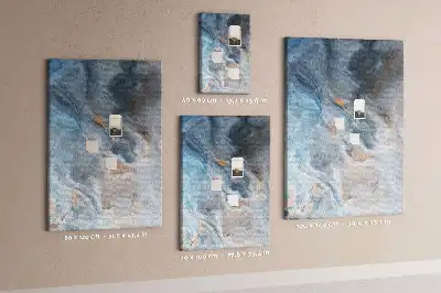 Cork Note Board Marble pattern