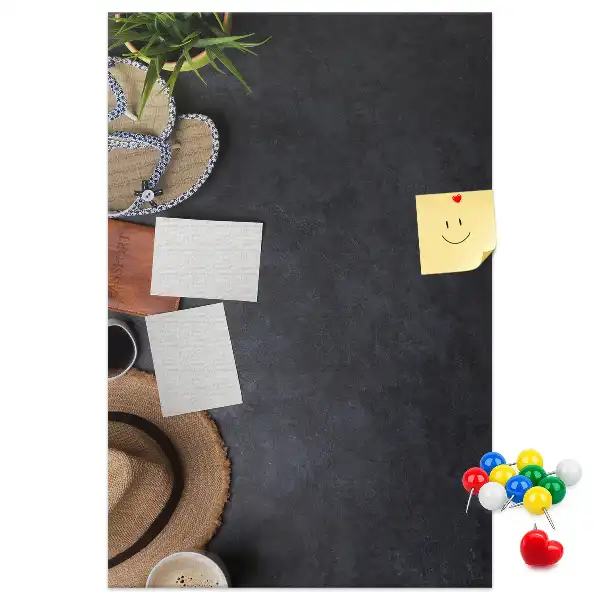 Cork pin board Holiday travel