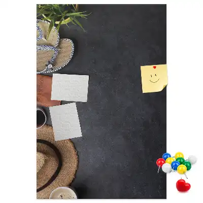 Cork pin board Holiday travel