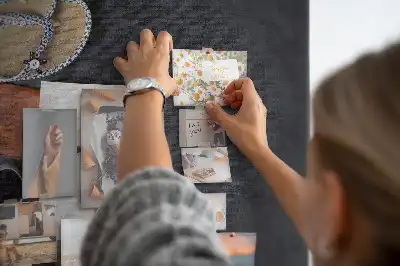 Cork pin board Holiday travel