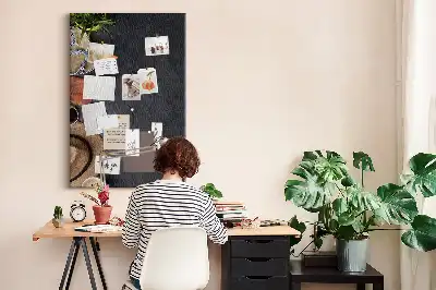 Cork pin board Holiday travel