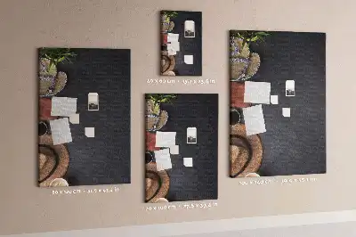 Cork pin board Holiday travel