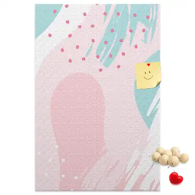 Cork Note Board Abstract composition