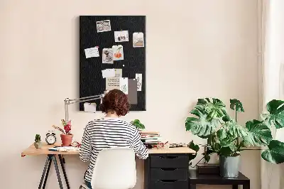 Wall cork memo board Smooth canvas