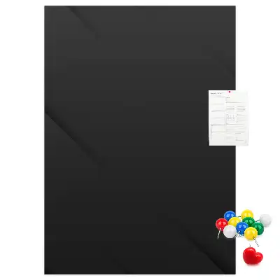 Wall cork memo board Smooth canvas