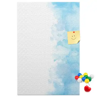 Watercolor Stains Cork Wall Memo Board