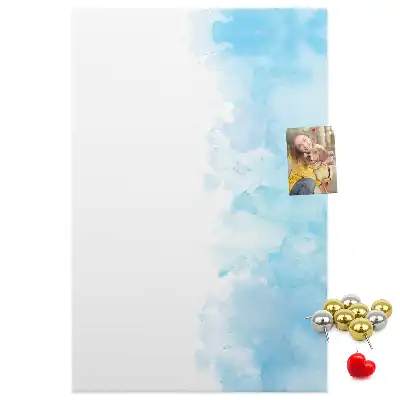 Watercolor Stains Cork Wall Memo Board