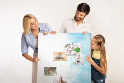 Watercolor Stains Cork Wall Memo Board