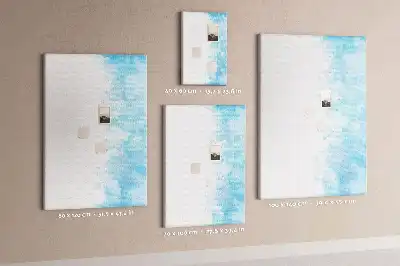 Watercolor Stains Cork Wall Memo Board