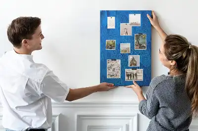 Cork pin board Parrot feathers