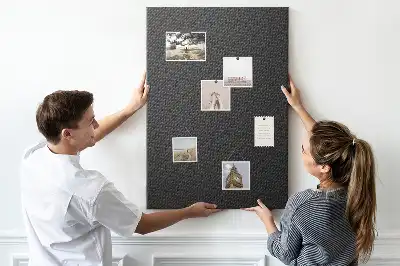 Dark Theme Cork Note Board
