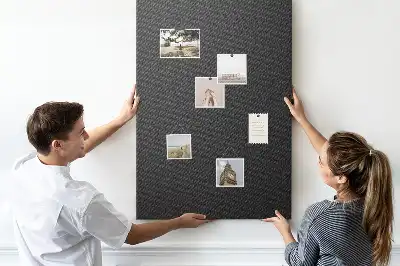Dark Theme Cork Note Board