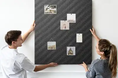 Dark Theme Cork Note Board