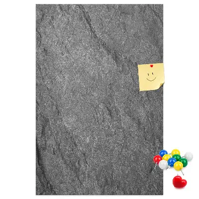 Cork Note Board with Rock Structure