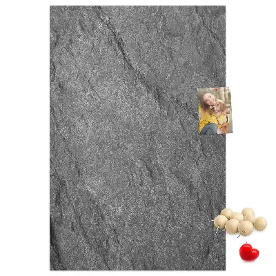 Cork Note Board with Rock Structure