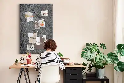 Cork Note Board Rock structure