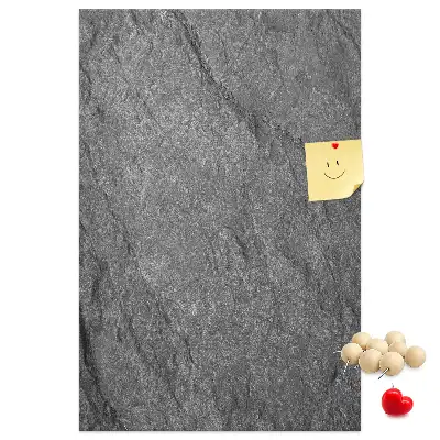 Cork Note Board with Rock Structure