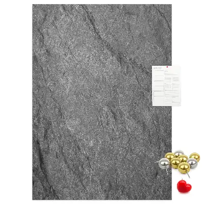 Cork Note Board with Rock Structure