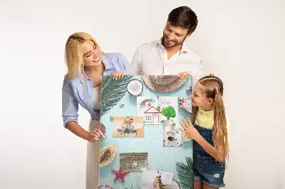 Holiday arrangement wall cork memo board