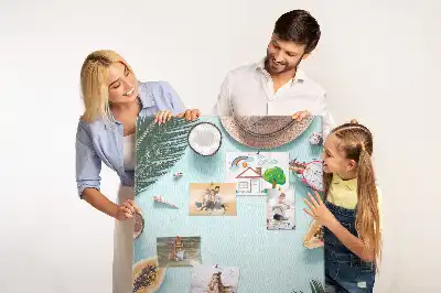 Holiday arrangement wall cork memo board