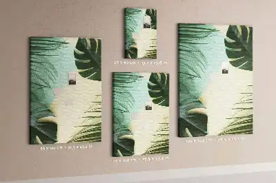 Tropical Monstera Cork Note Board