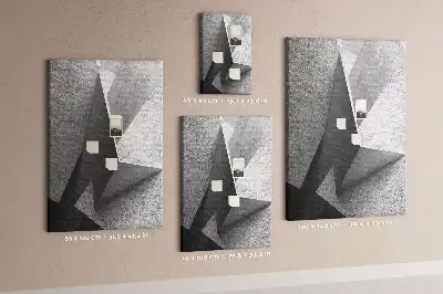 Abstract Geometry Cork Note Board