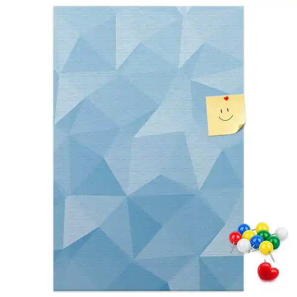 Geometric Cork Memo Board