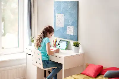 Geometric Cork Memo Board