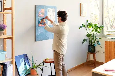 Geometric Cork Memo Board