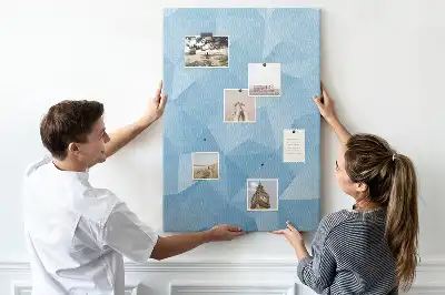 Geometric Cork Memo Board
