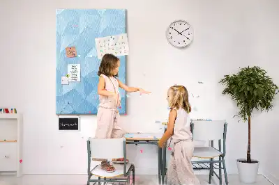 Geometric Cork Memo Board