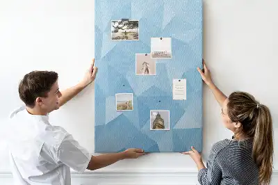 Geometric Cork Memo Board