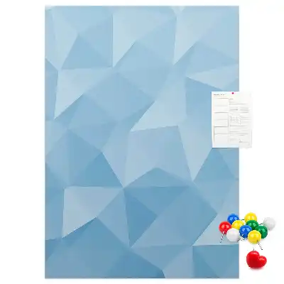Geometric Cork Memo Board