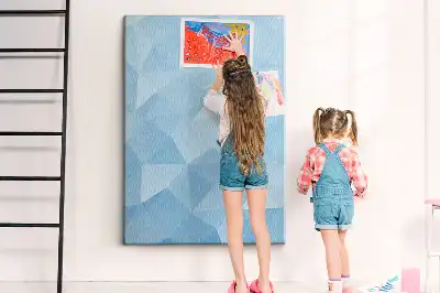 Geometric Cork Memo Board