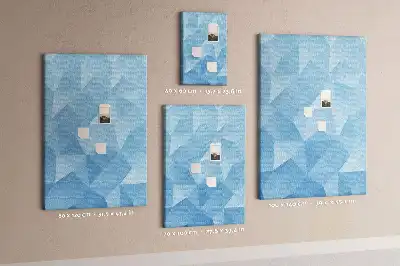 Geometric Cork Memo Board