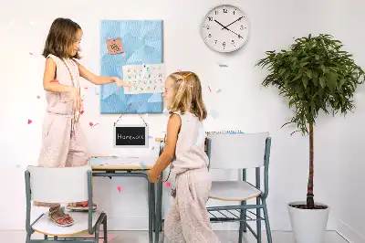 Geometric Cork Memo Board