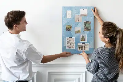 Geometric Cork Memo Board