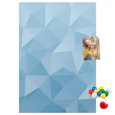 Geometric Cork Memo Board