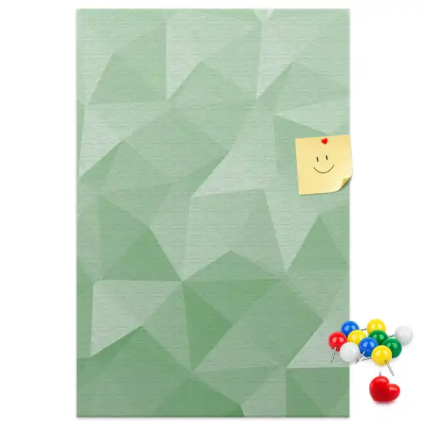 Stylish Cork Note Board with Motif