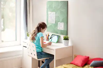 Stylish Cork Note Board with Motif
