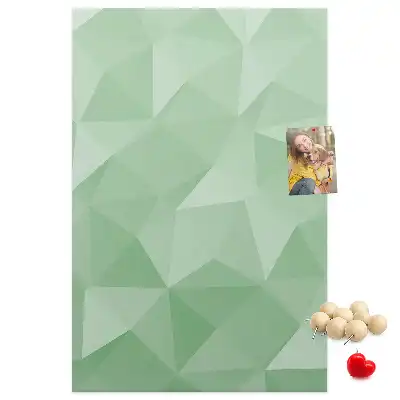 Stylish Cork Note Board with Motif