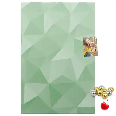 Stylish Cork Note Board with Motif