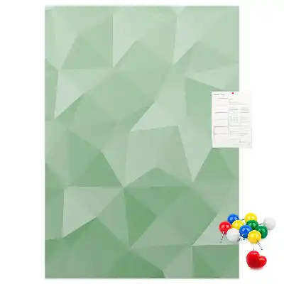 Stylish Cork Note Board with Motif