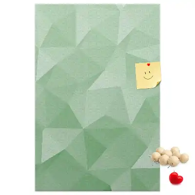 Stylish Cork Note Board with Motif
