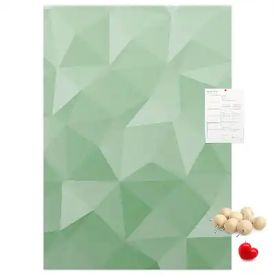 Stylish Cork Note Board with Motif