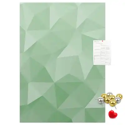Stylish Cork Note Board with Motif