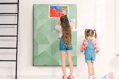 Stylish Cork Note Board with Motif