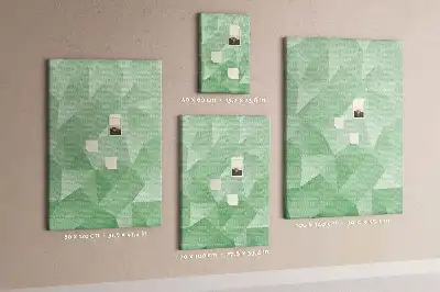 Stylish Cork Note Board with Motif